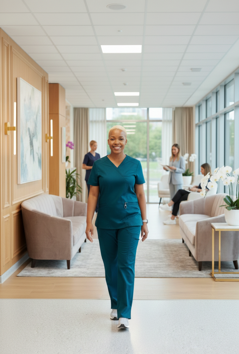 Blouse Médicale Femme Cache-Cœur CHEROKEE