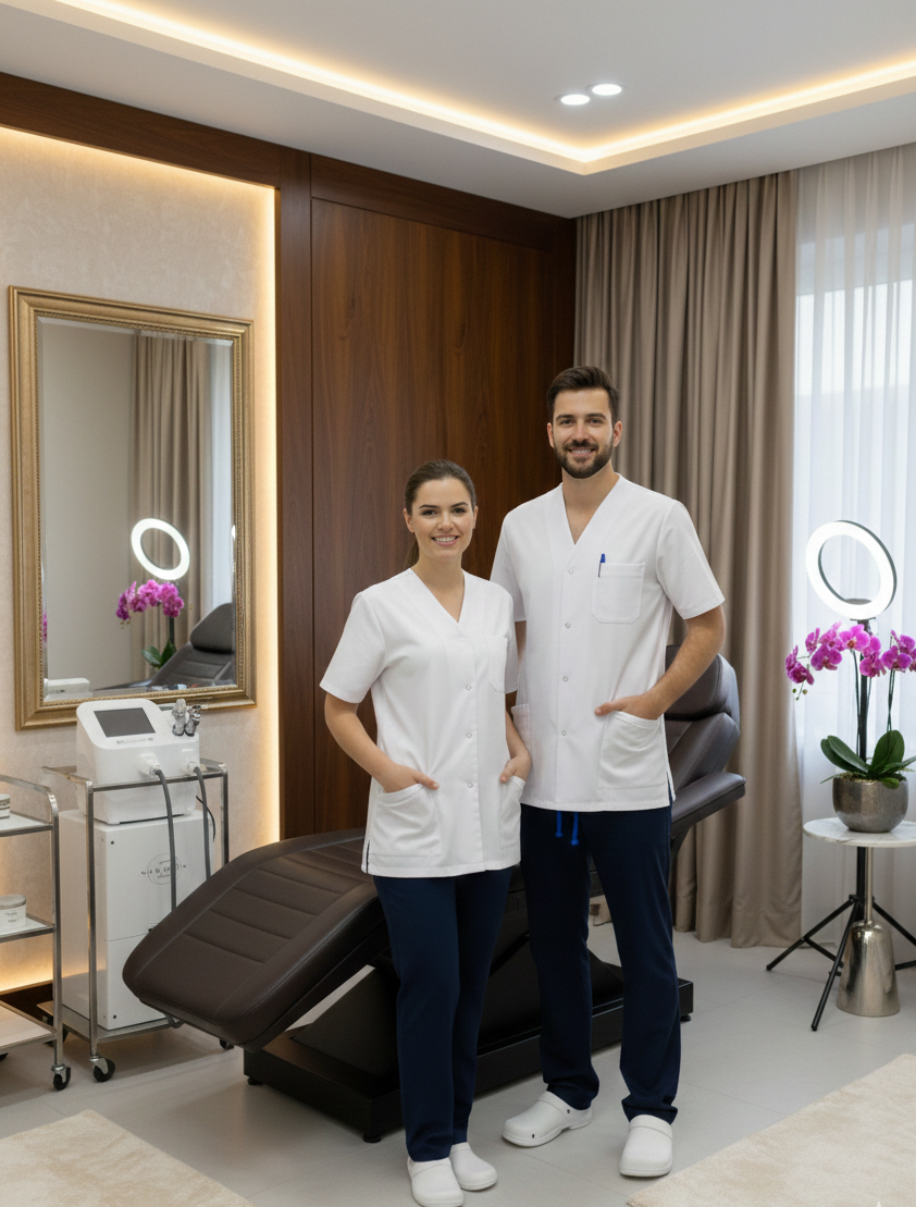 Blouse Médicale Unisexe Boutons Pression VELILLA