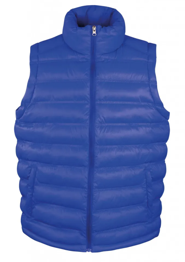 Bodywarmer Matelassé Bleu Sans Manches Femme RESULT | Tenues Pro