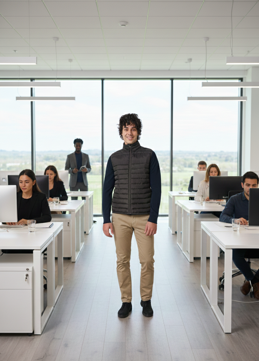 Bodywarmer de Travail Homme Matelassé IDEAL BASIC BRAND