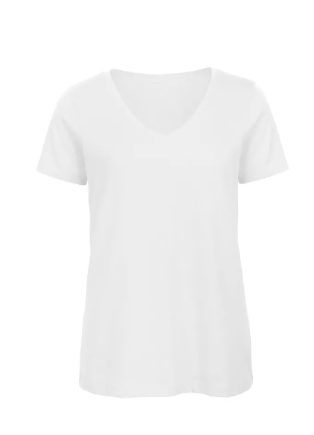 T-shirt col V Femme