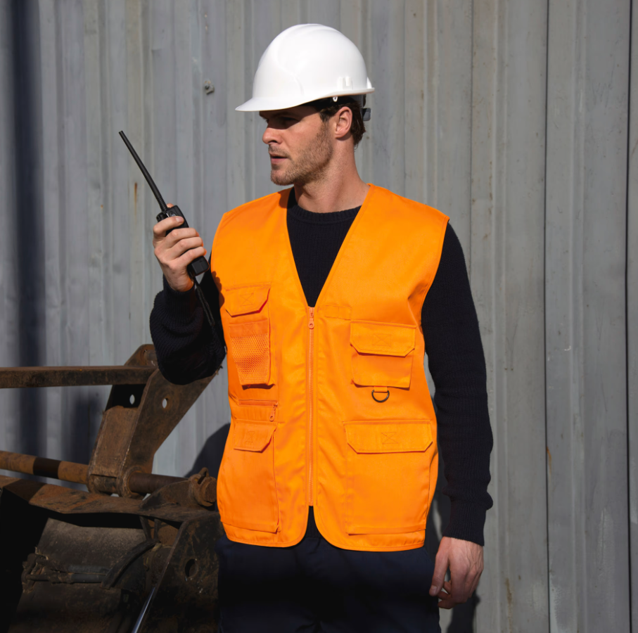 Gilet de Travail Homme Safari RESULT