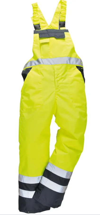 Cotte à Bretelles de Travail Haute Visibilité Unisexe Non Doublée PORTWEST