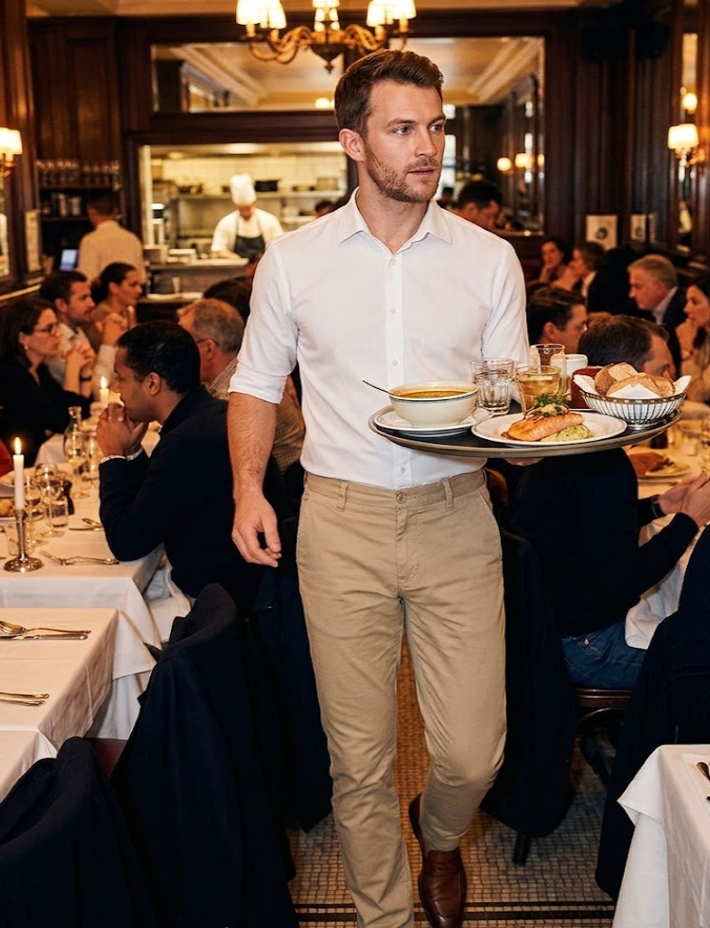 Pantalon de Service Homme Chino Stretch HENBURY