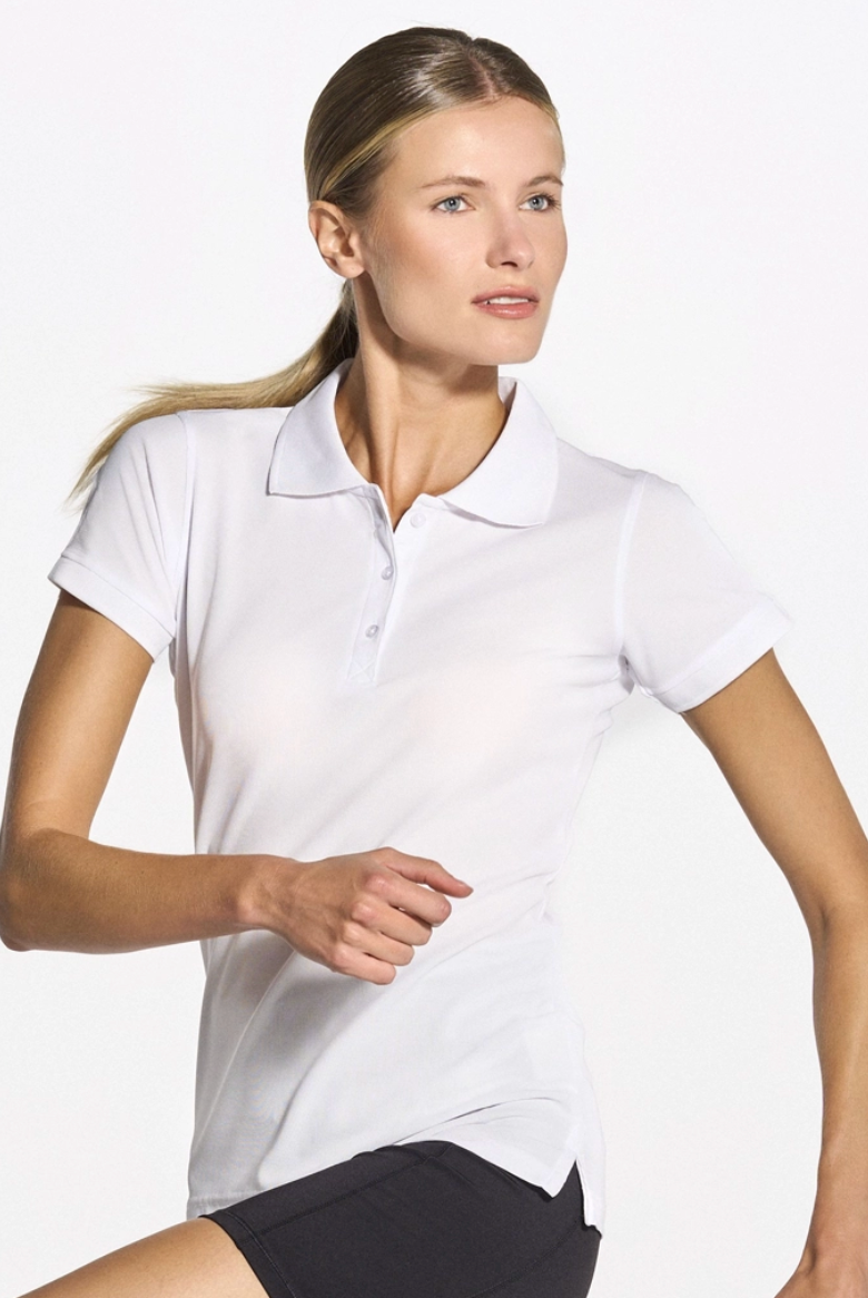 Polo de Sport Femme 100% Polyester Piqué JHK