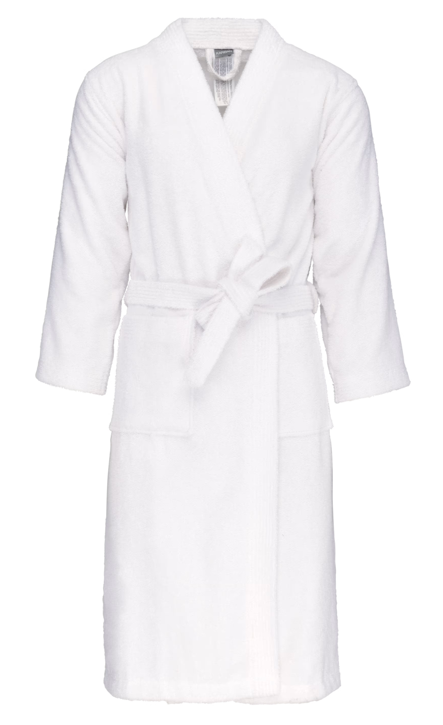 Peignoir de Bain Unisexe 100% Coton Col Kimono KARIBAN