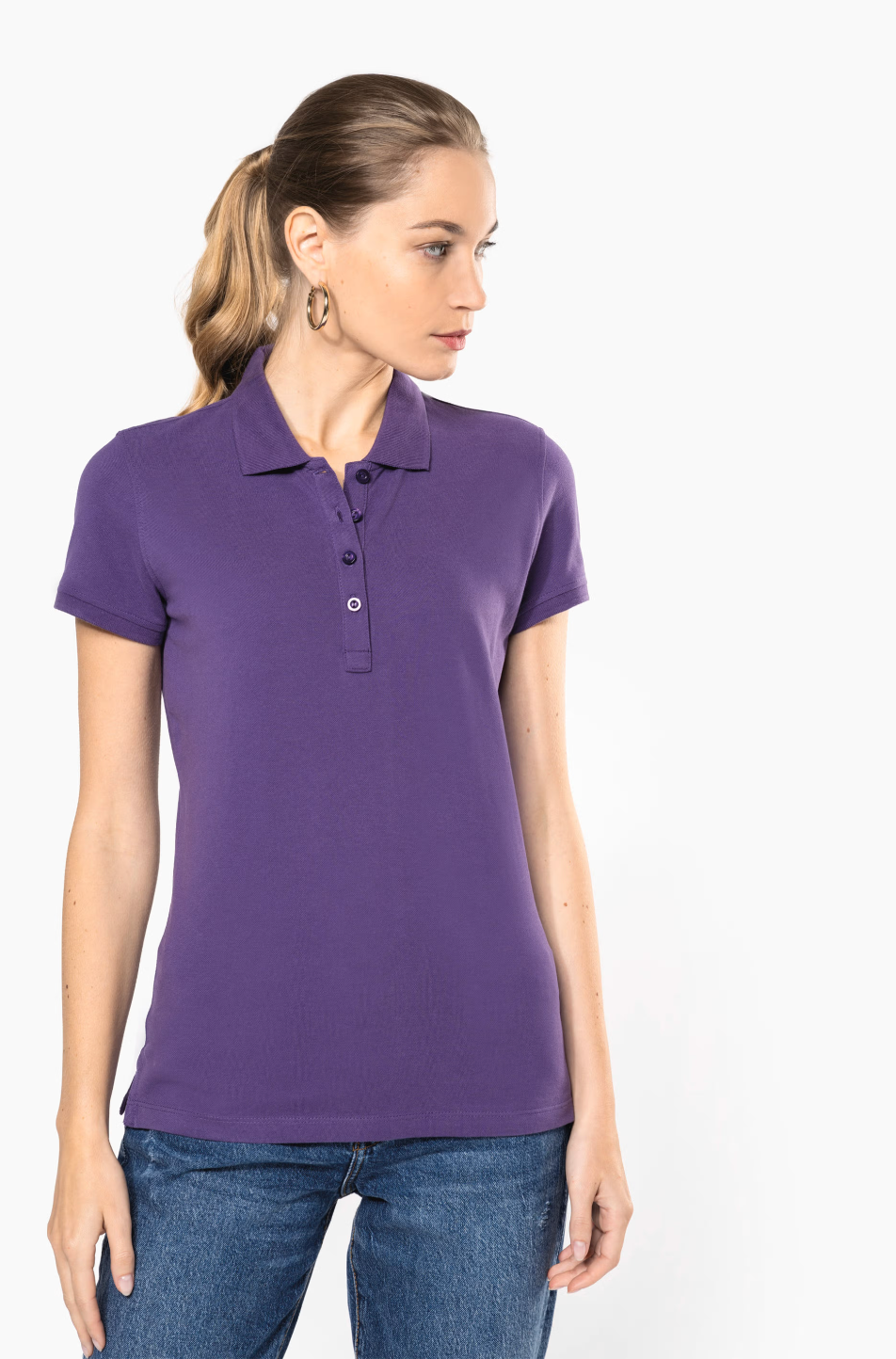 Polo Manches Courtes Femme Piqué KARIBAN