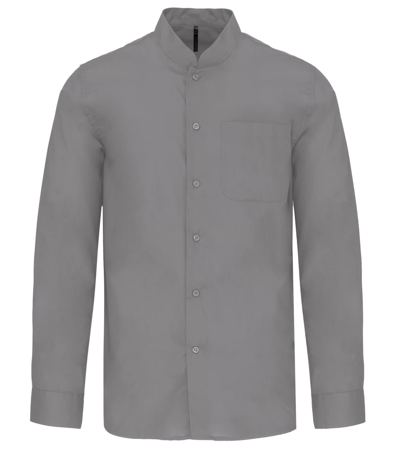 Chemise de Service Homme Manches Longues Col Mao KARIBAN