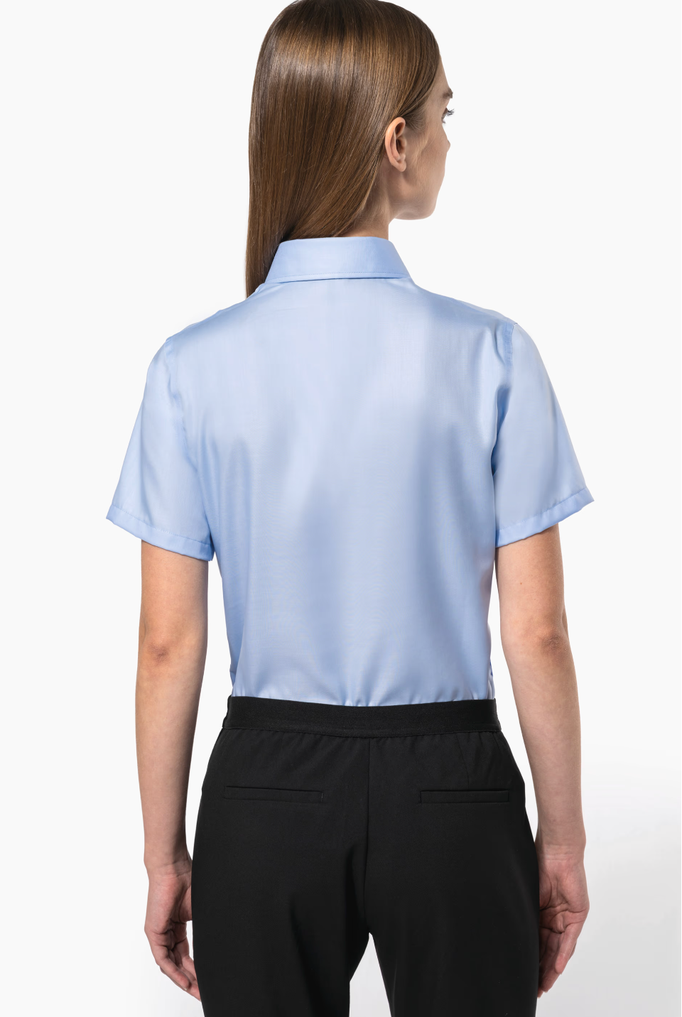 Chemise de Service Femme Manches Courtes Sans Repassage KARIBAN