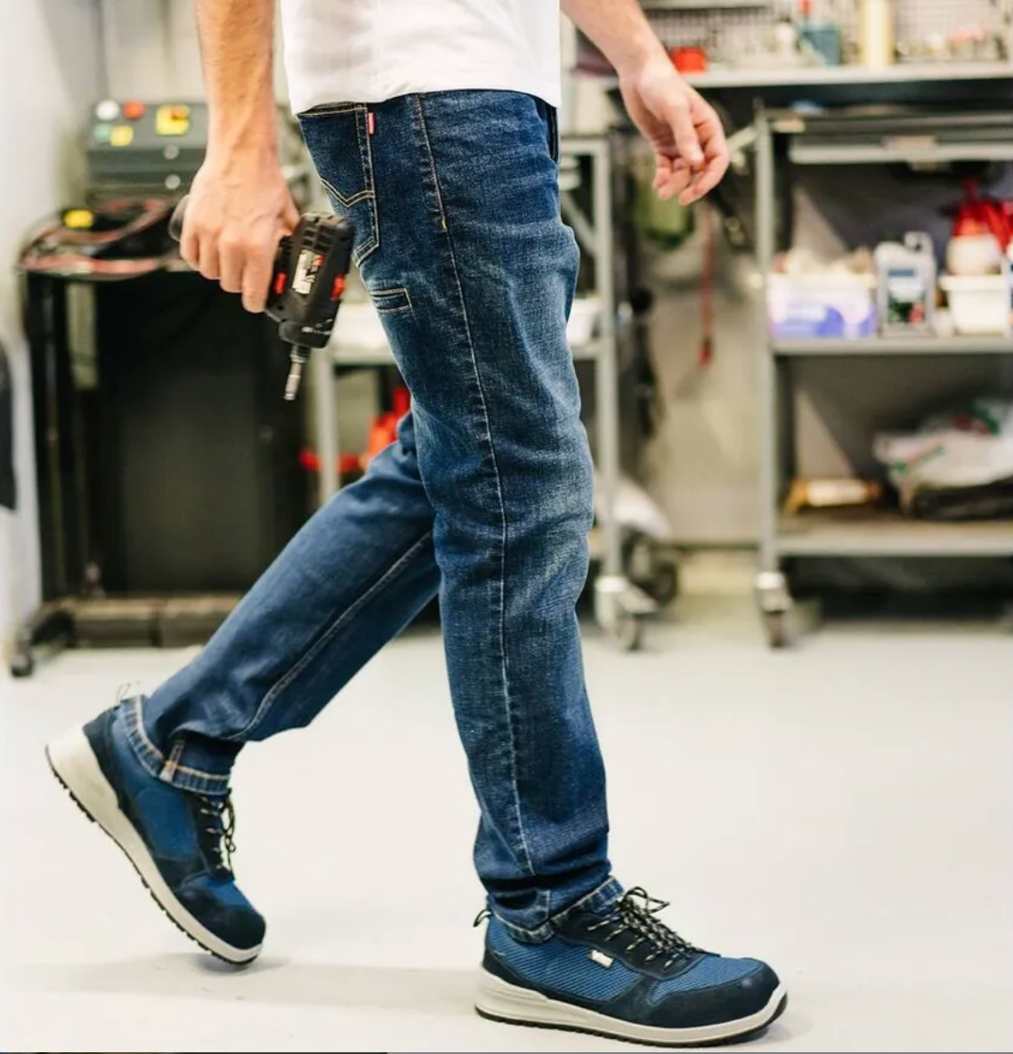 Jeans de Travail Unisexe Stretch VELILLA