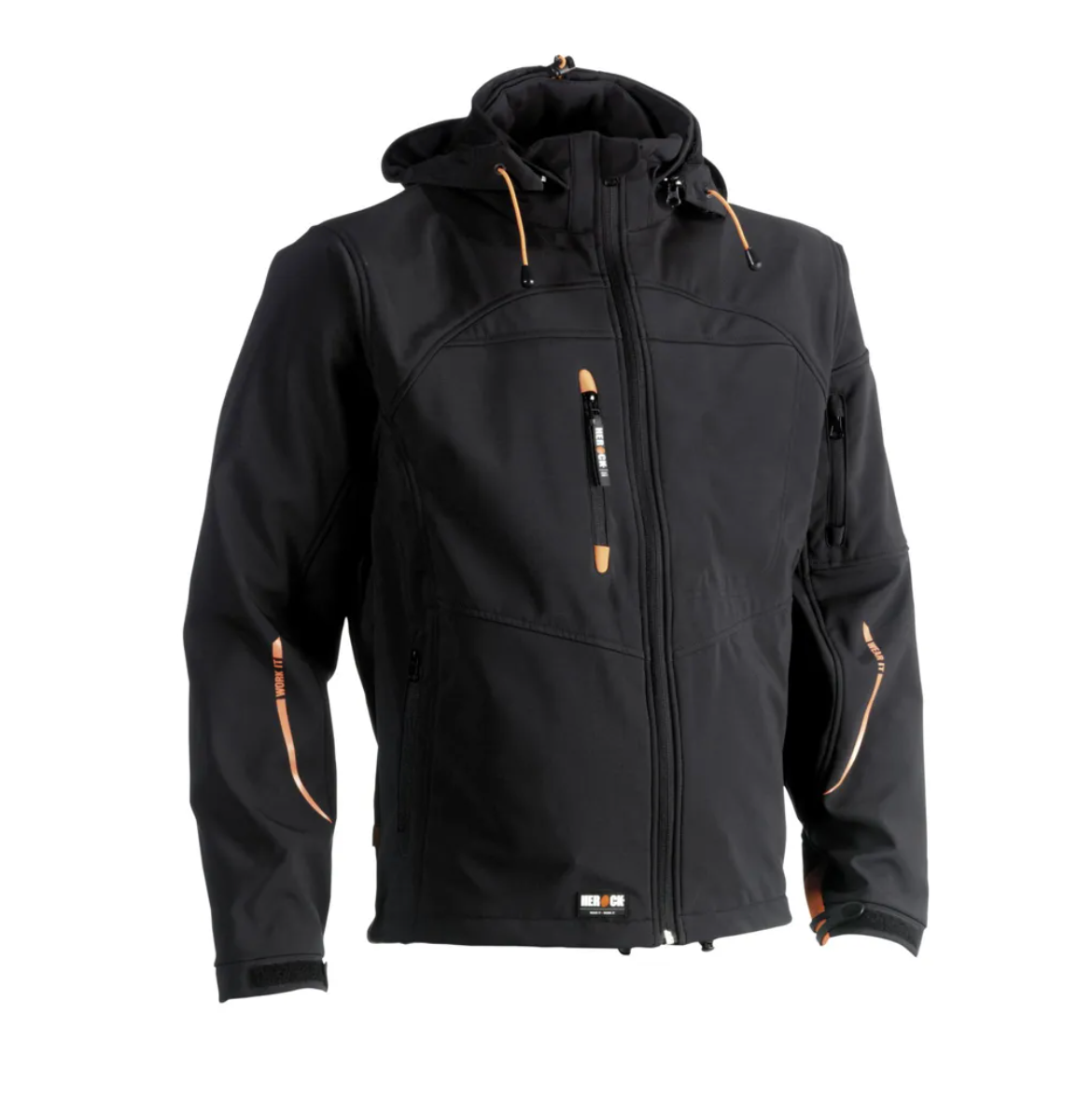 Softshell à Capuche de Travail Homme POSEIDON-HEROCK