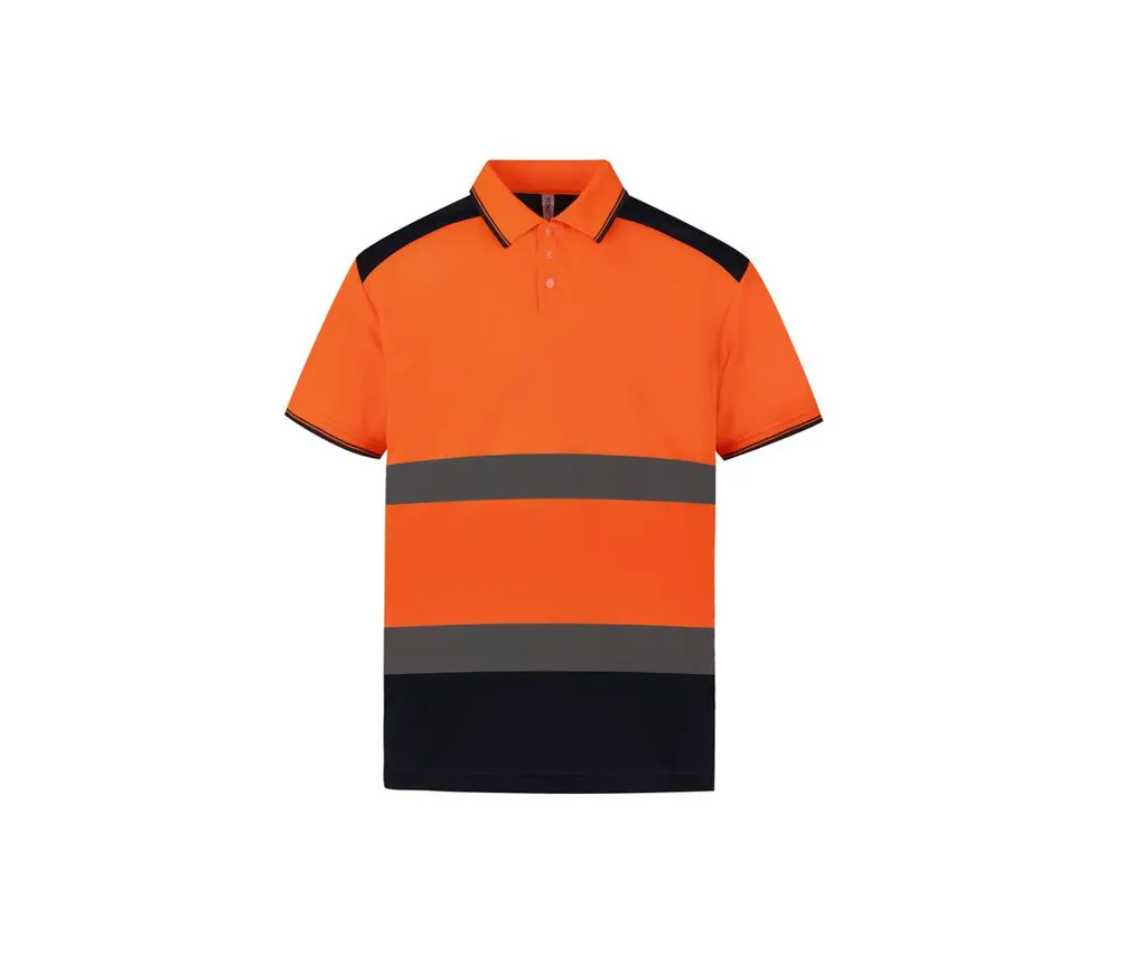 Polo de Travail Haute Visibilité Unisexe Manches Courtes YOKO