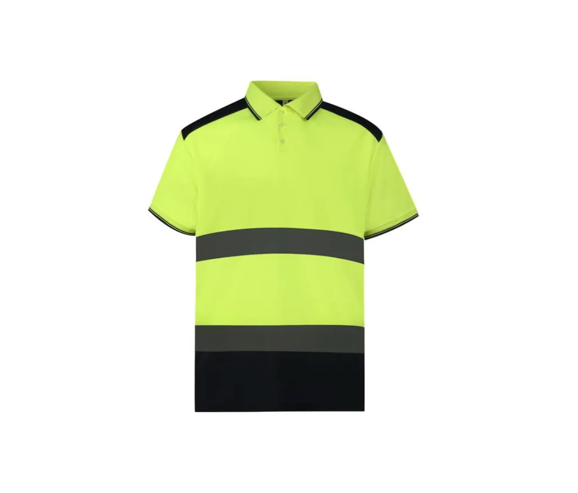 Polo de Travail Haute Visibilité Unisexe Manches Courtes YOKO