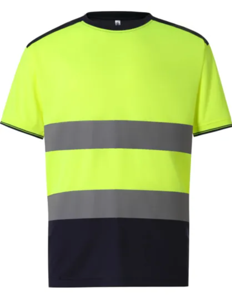 T-shirt de Travail Haute Visibilité Unisexe Manches Courtes YOKO