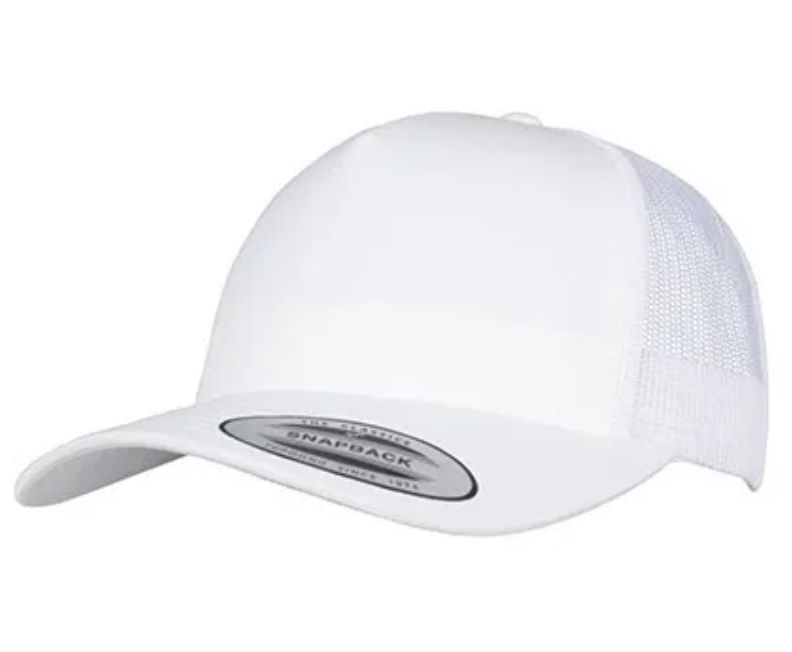 Casquette Trucker avec Fermeture Ajustable BLANCHE FLEXFIT | Tenues Pro