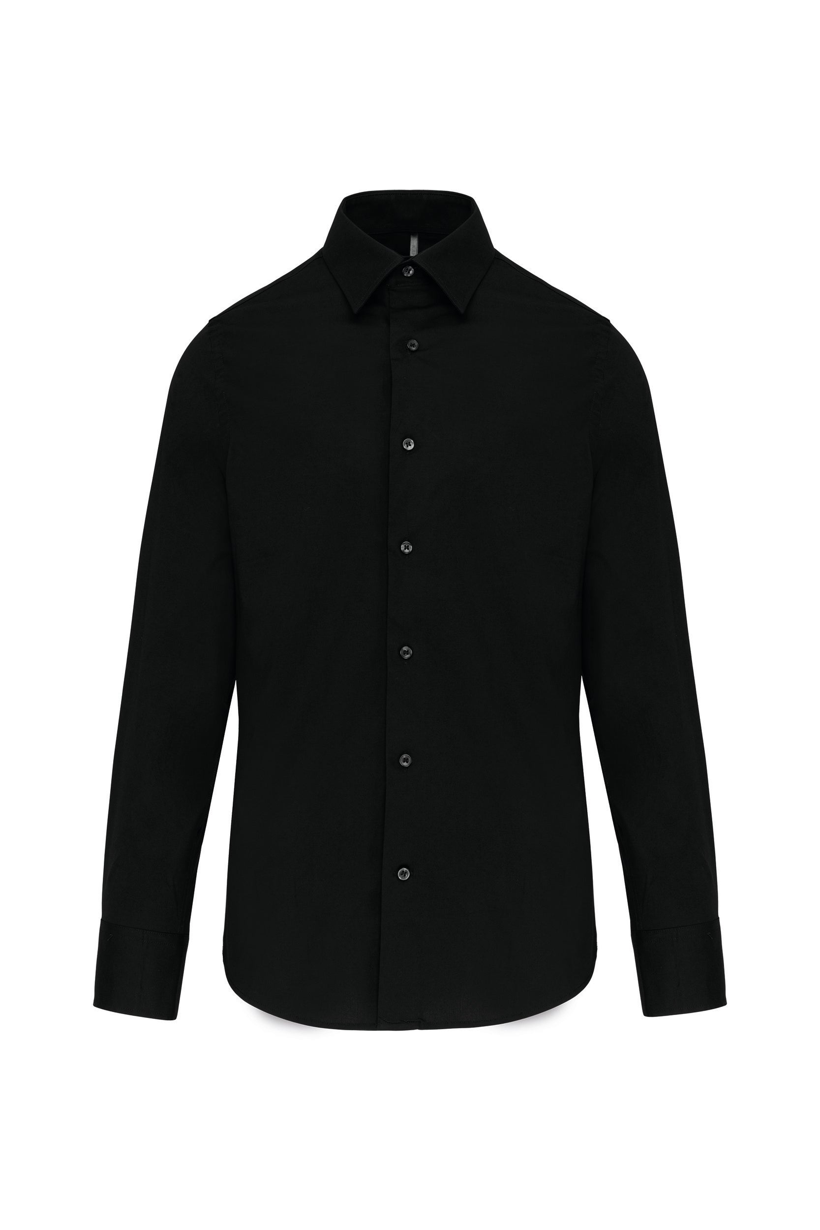 Chemise Service Homme Noire Sans Repassage KARIBAN | Tenues Pro