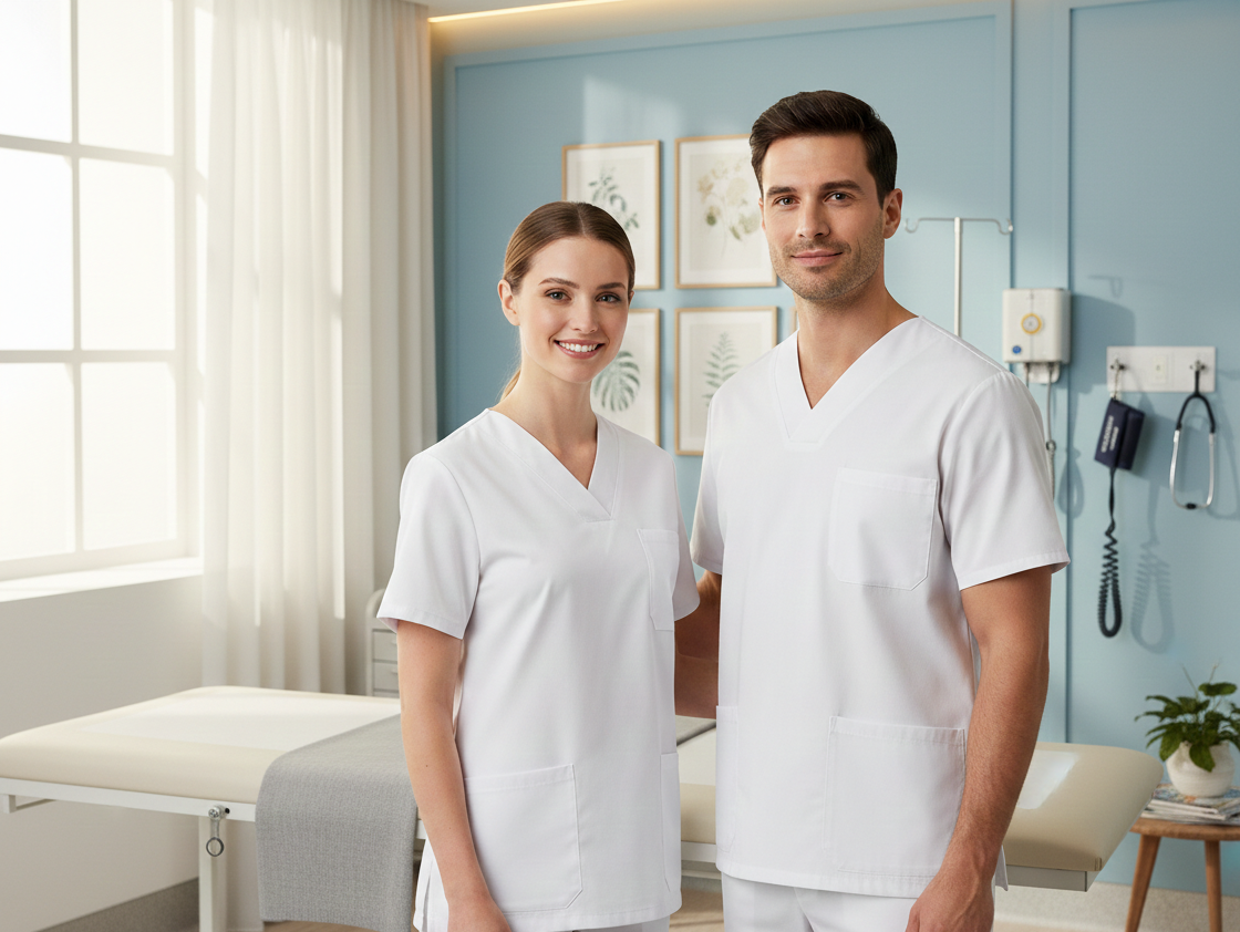 Tunique Médicale Unisexe 100% Coton VELILLA