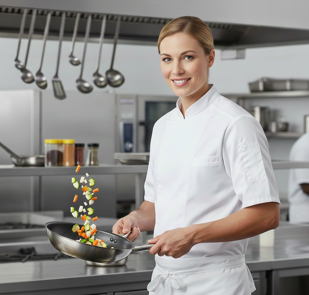 Veste de Cuisine Unisexe Manches Courtes Maille Pro PORTWEST