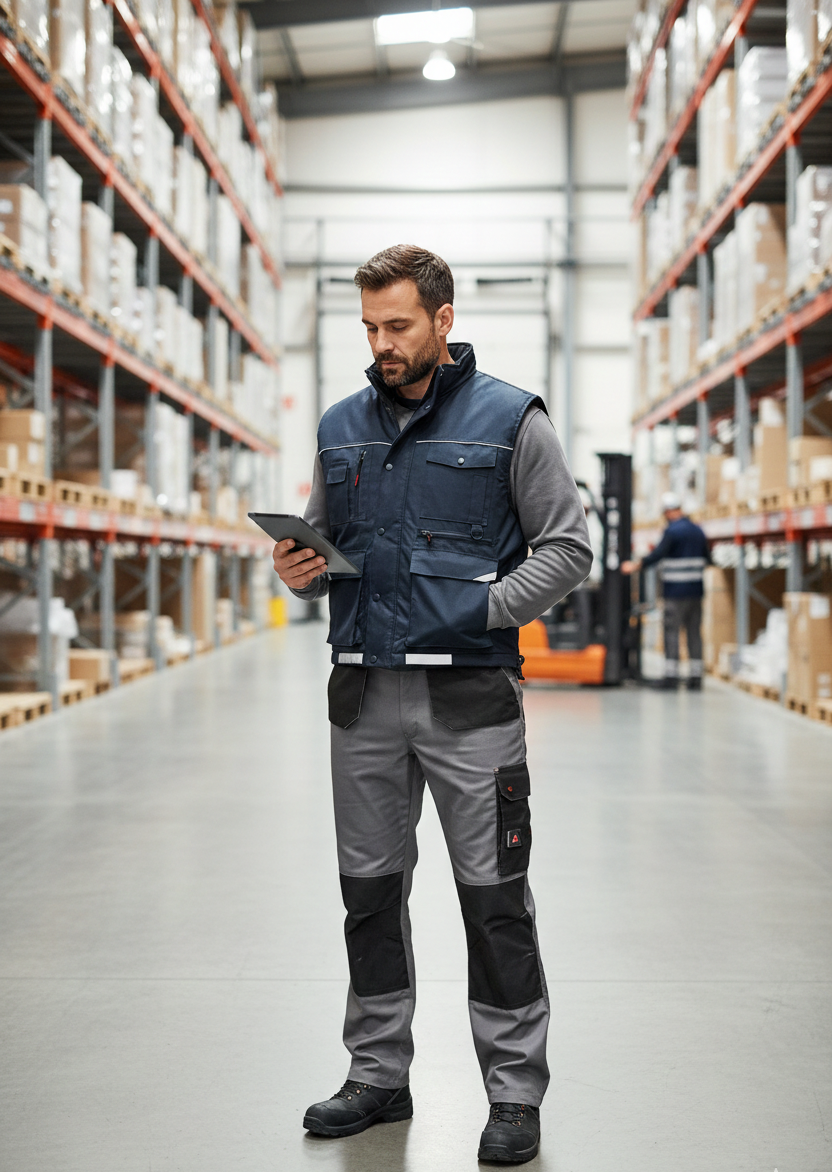 Gilet de Travail Homme Ripstop Multipoches COVERGUARD