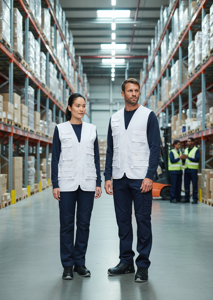 Gilet de Travail Unisexe Polycoton WK