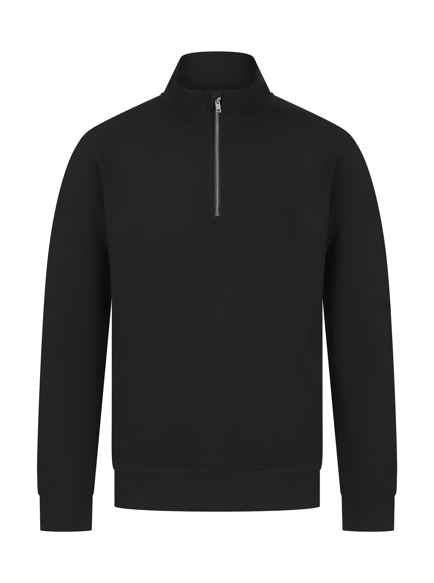 Sweat Sans Capuche de Travail Unisexe Col Zippé HENBURY