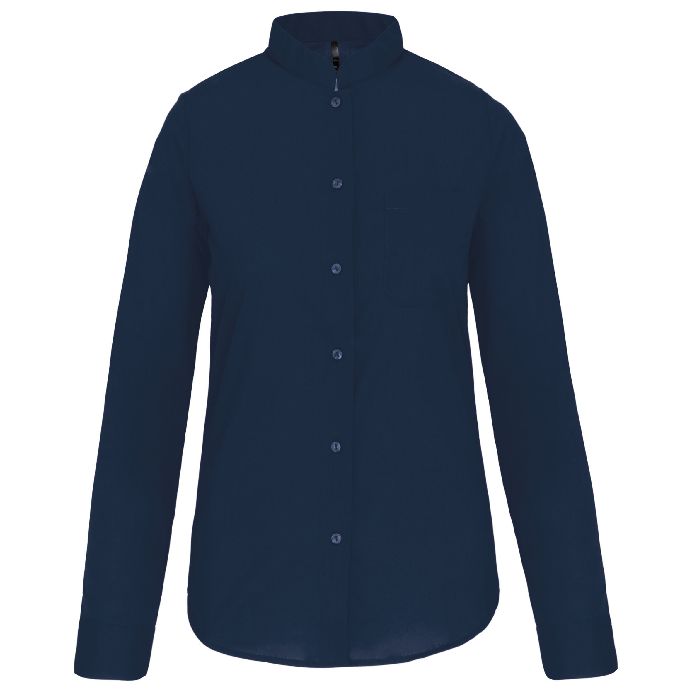 Chemise de Service Femme Manches Longues Col Mao KARIBAN
