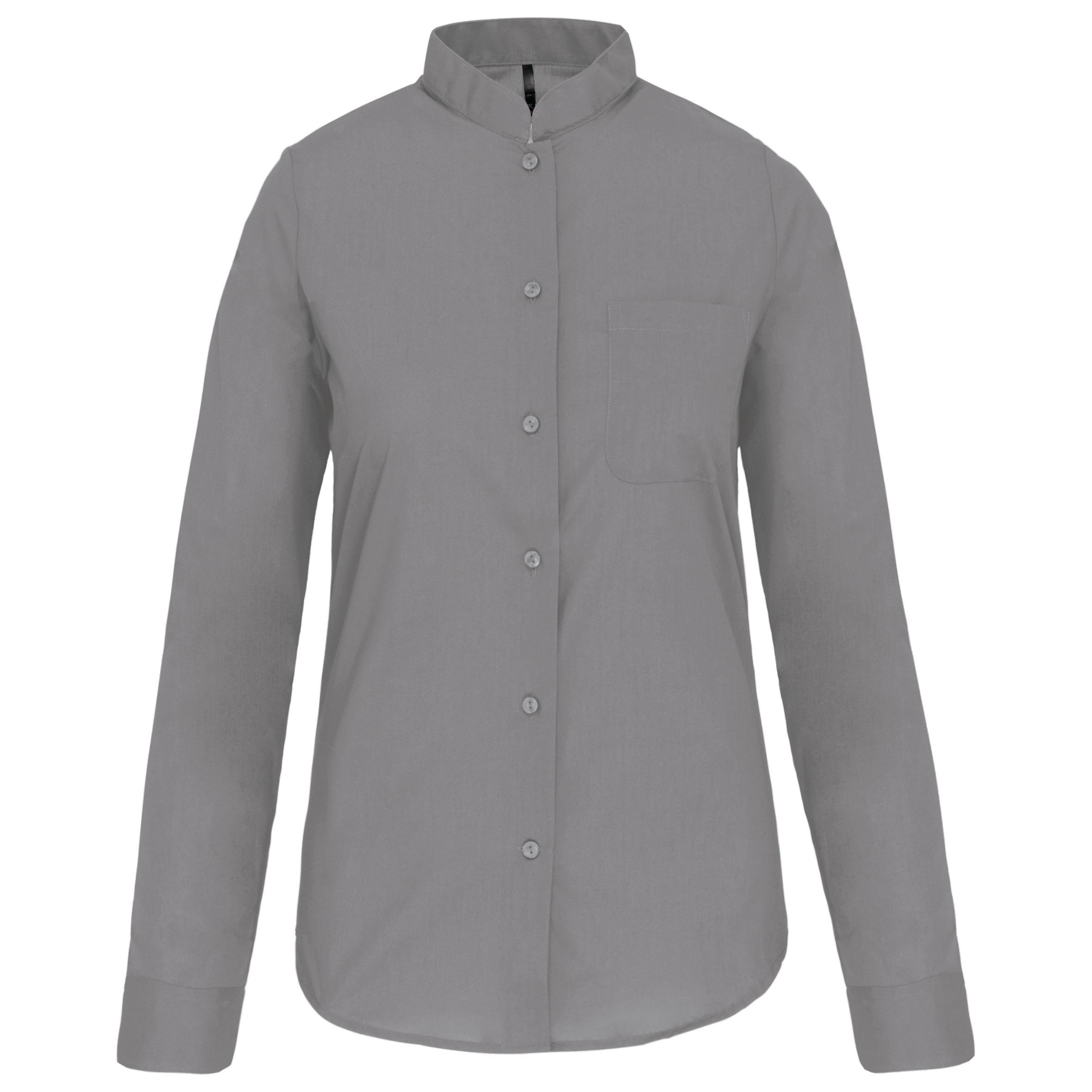 Chemise de Service Femme Manches Longues Col Mao KARIBAN