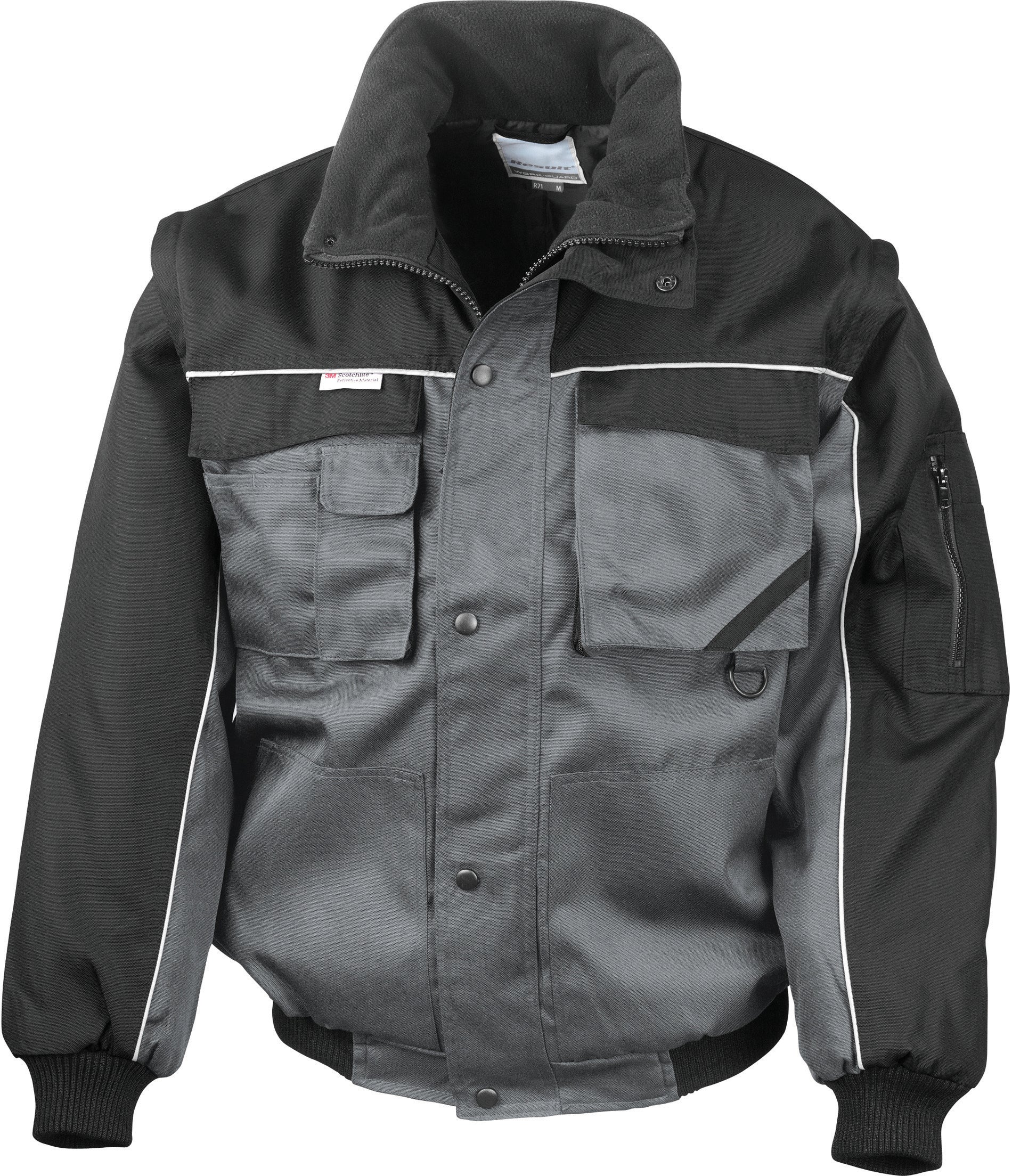 Blouson de Travail Homme Manches Amovibles RESULT