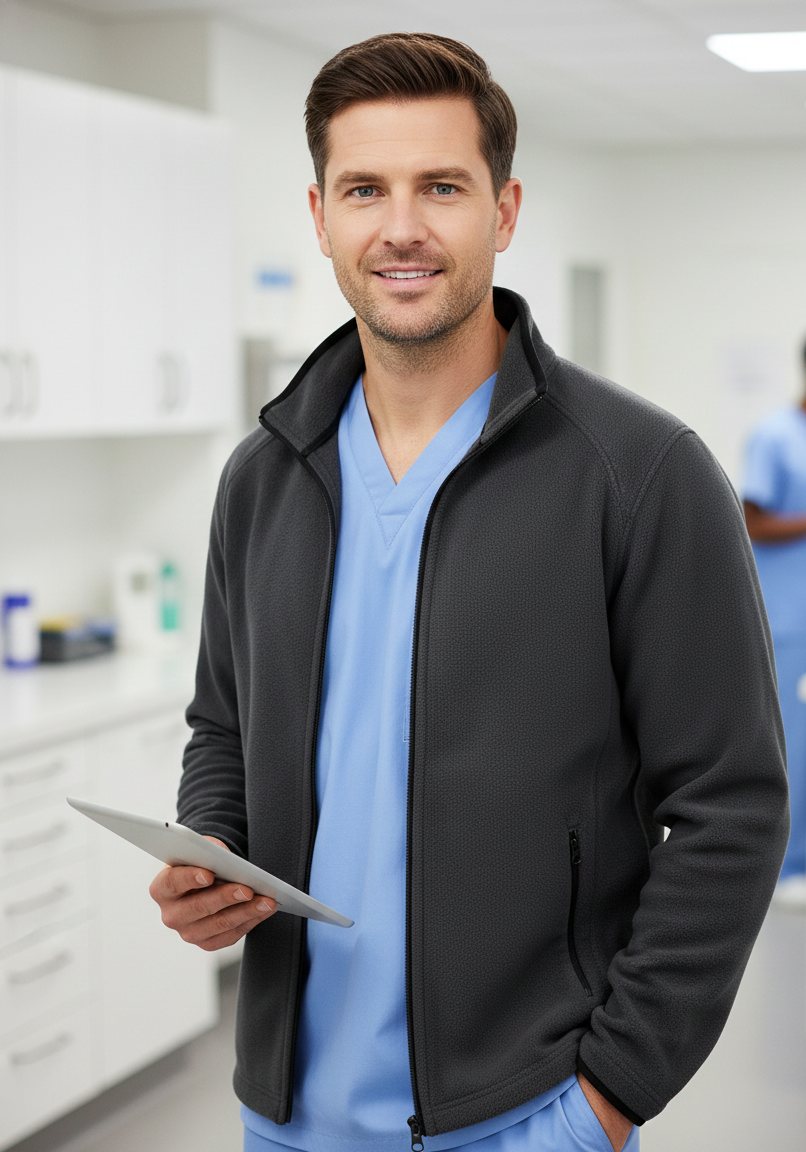 Micro Polaire Homme Active-TEE JAYS