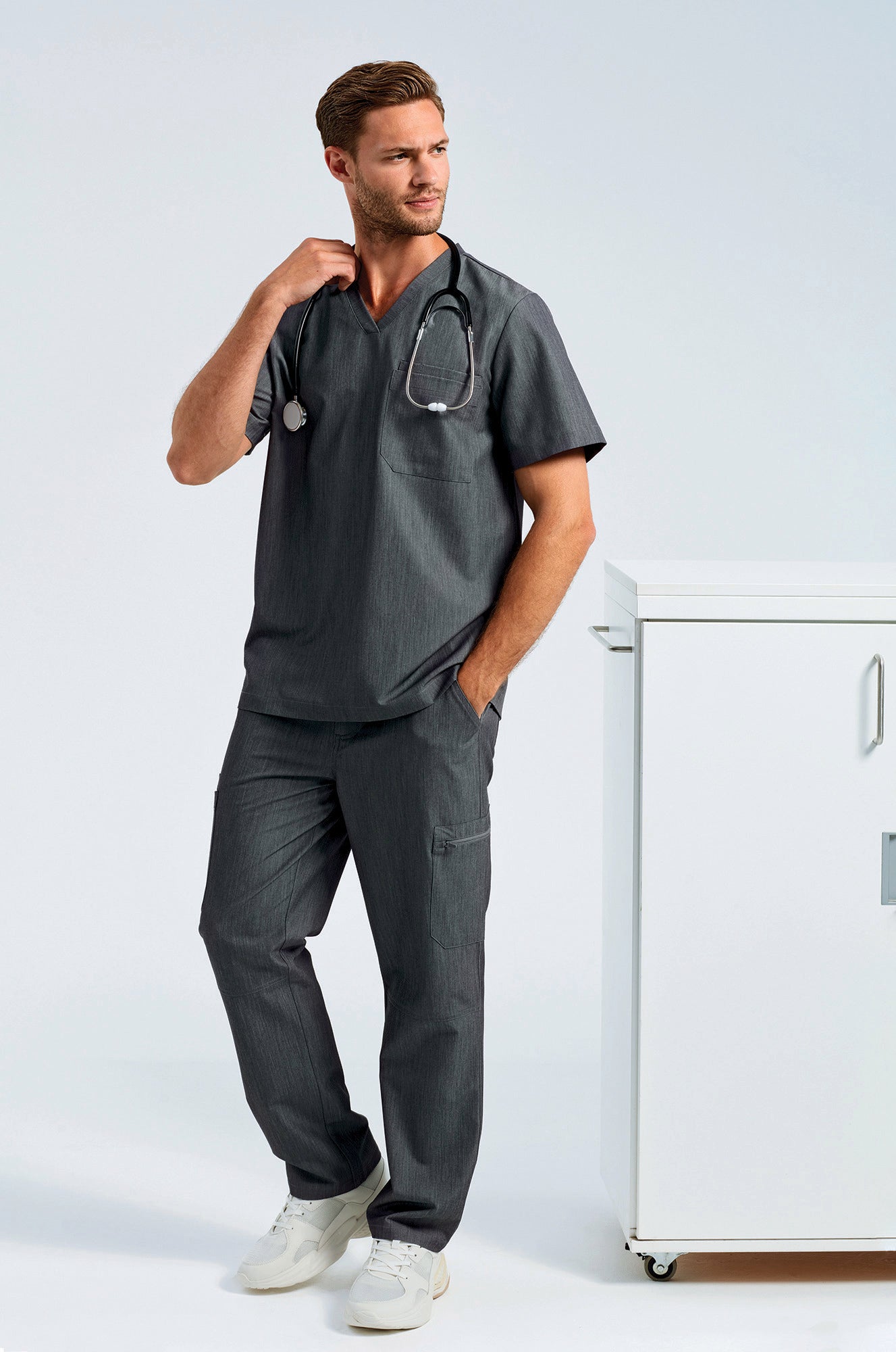 Pantalon cargo stretch homme