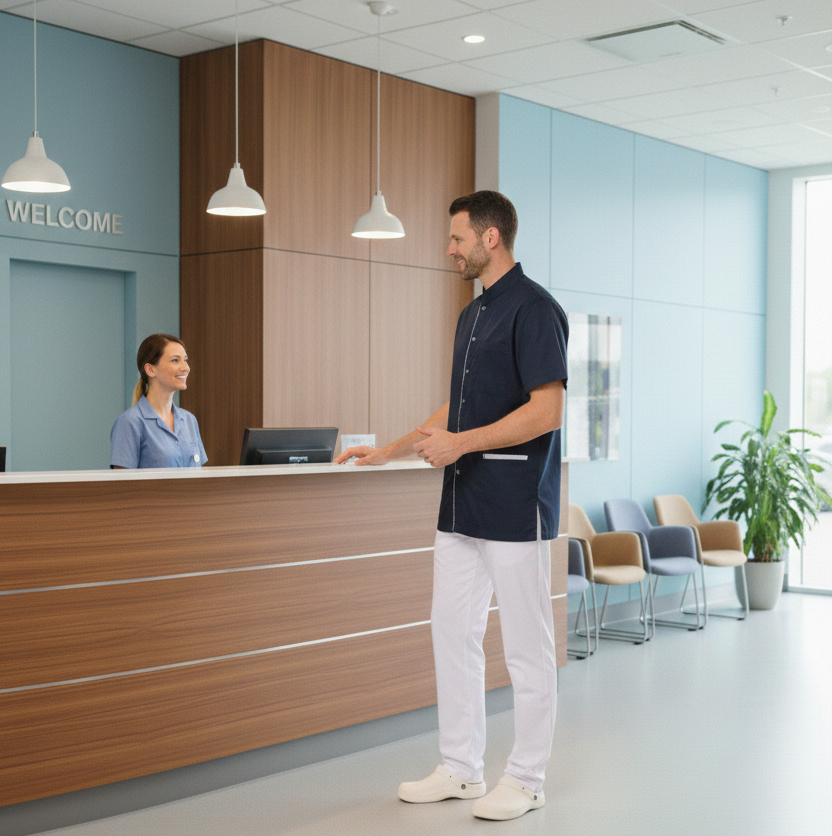 Pantalon Médical Homme Polycoton WK