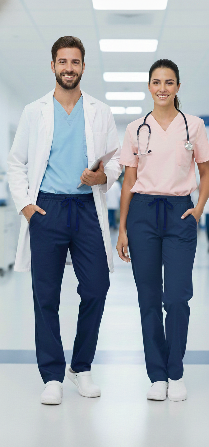 Pantalon Médical Unisexe à Cordon VELILLA
