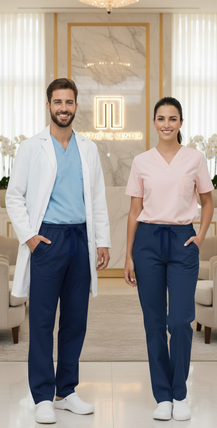 Pantalon Médical Unisexe à Cordon VELILLA