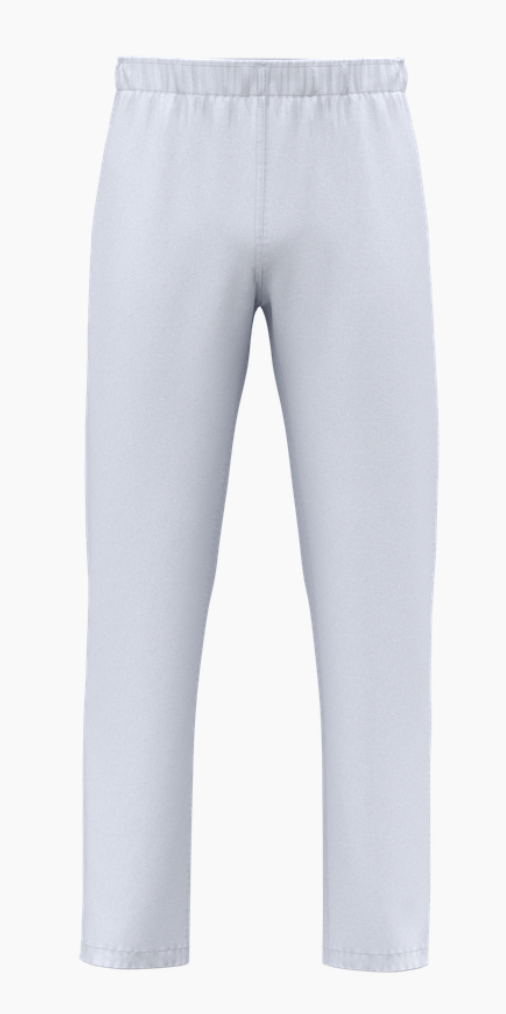 Pantalon de Cuisine Blanc Unisexe Polycoton Écoresponsable WK | Tenues Pro