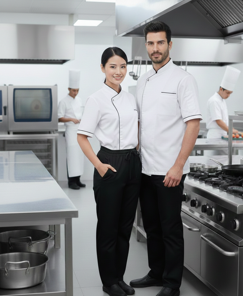 Pantalon de Cuisine Unisexe Coton Maille Aérée PORTWEST