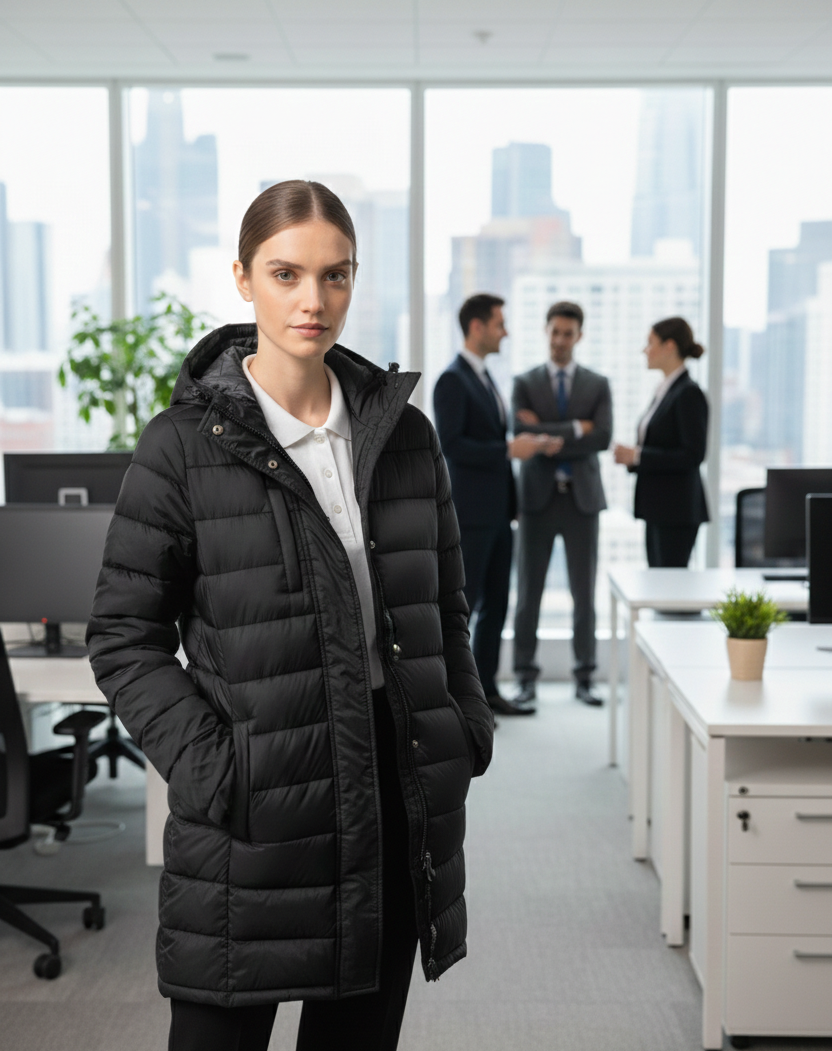 Parka Doudoune à Capuche Femme Légère KARIBAN