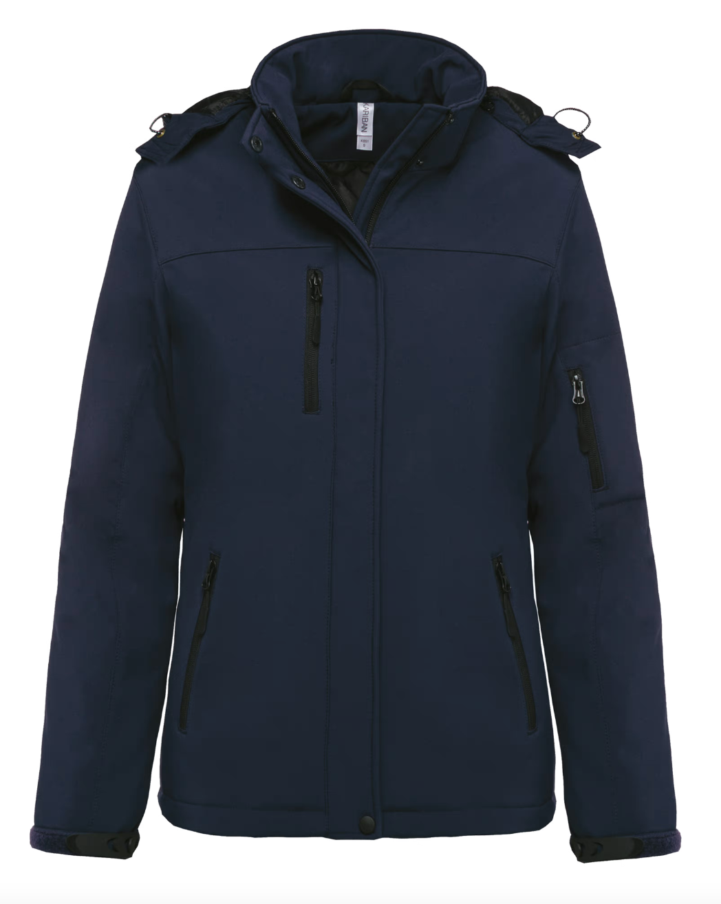Parka Softshell Femme BLEU NAVY Doublee KARIBAN | Tenues Pro