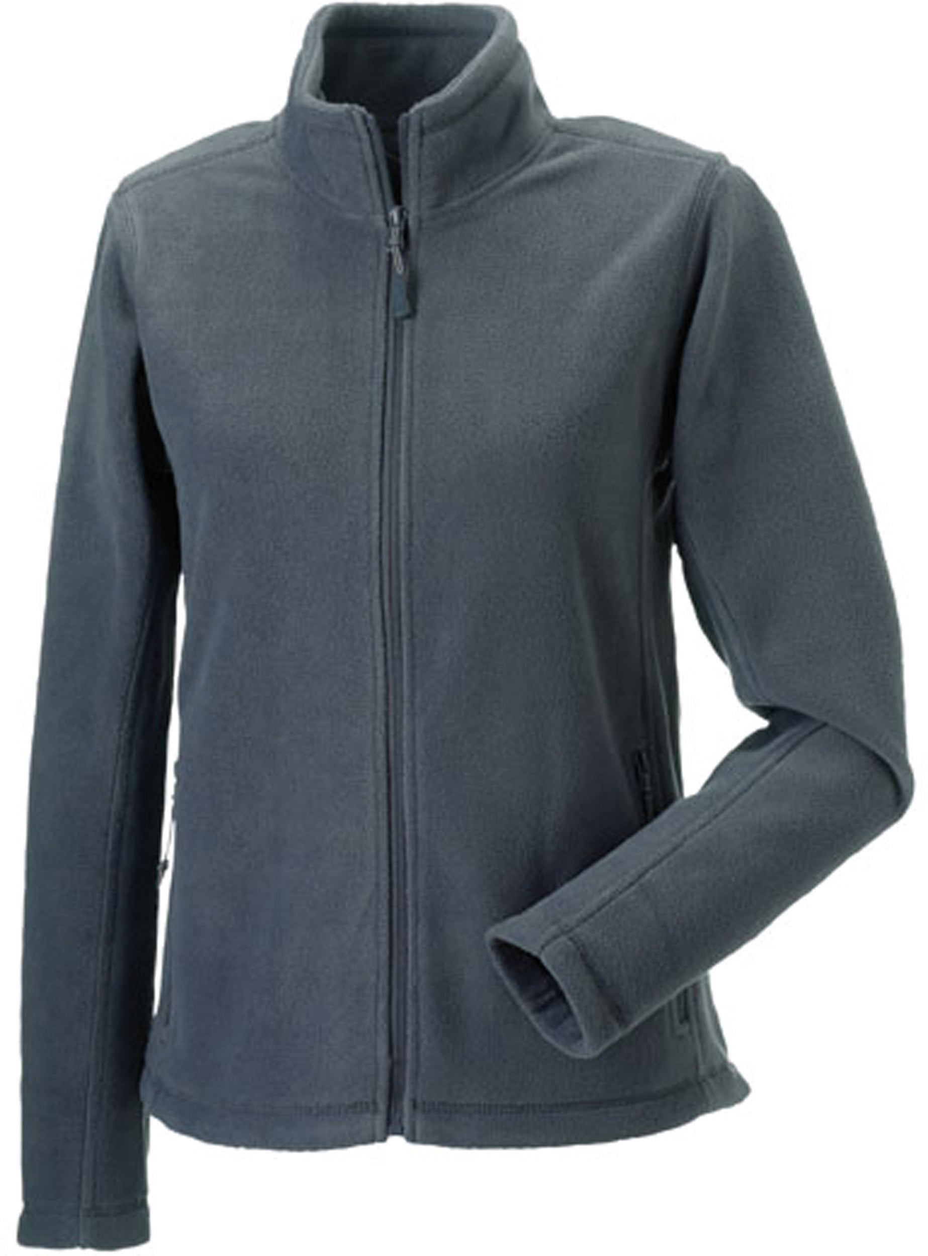 Polaire Femme GRIS 100% Polyester avec Zip RUSSELL | Tenues Pro