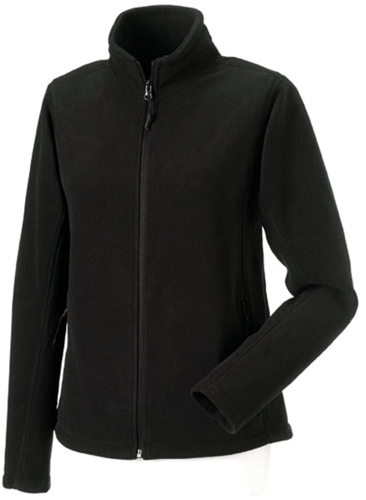 Polaire Femme GRIS FONCE 100% Polyester avec Zip RUSSELL | Tenues Pro