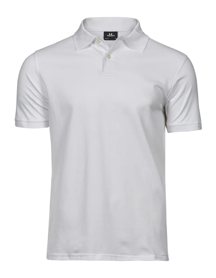 Polo Blanc Manches Courtes Homme 100% Coton Piqué TEE JAYS | Tenues Pro