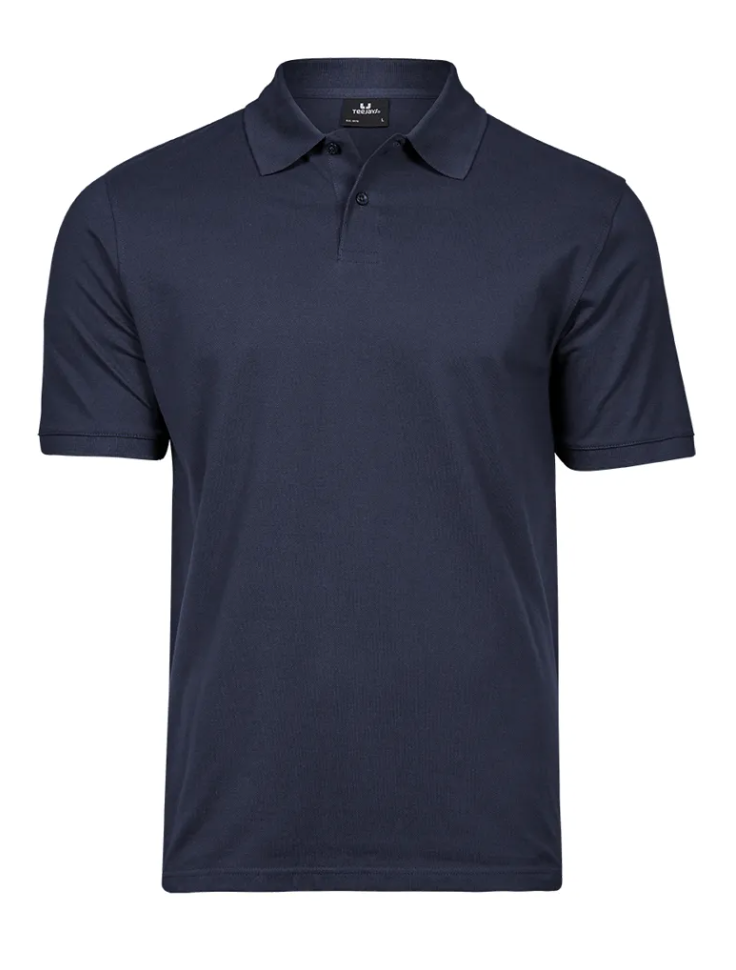 Polo Bleu Navy Manches Courtes Homme 100% Coton Piqué TEE JAYS | Tenues Pro