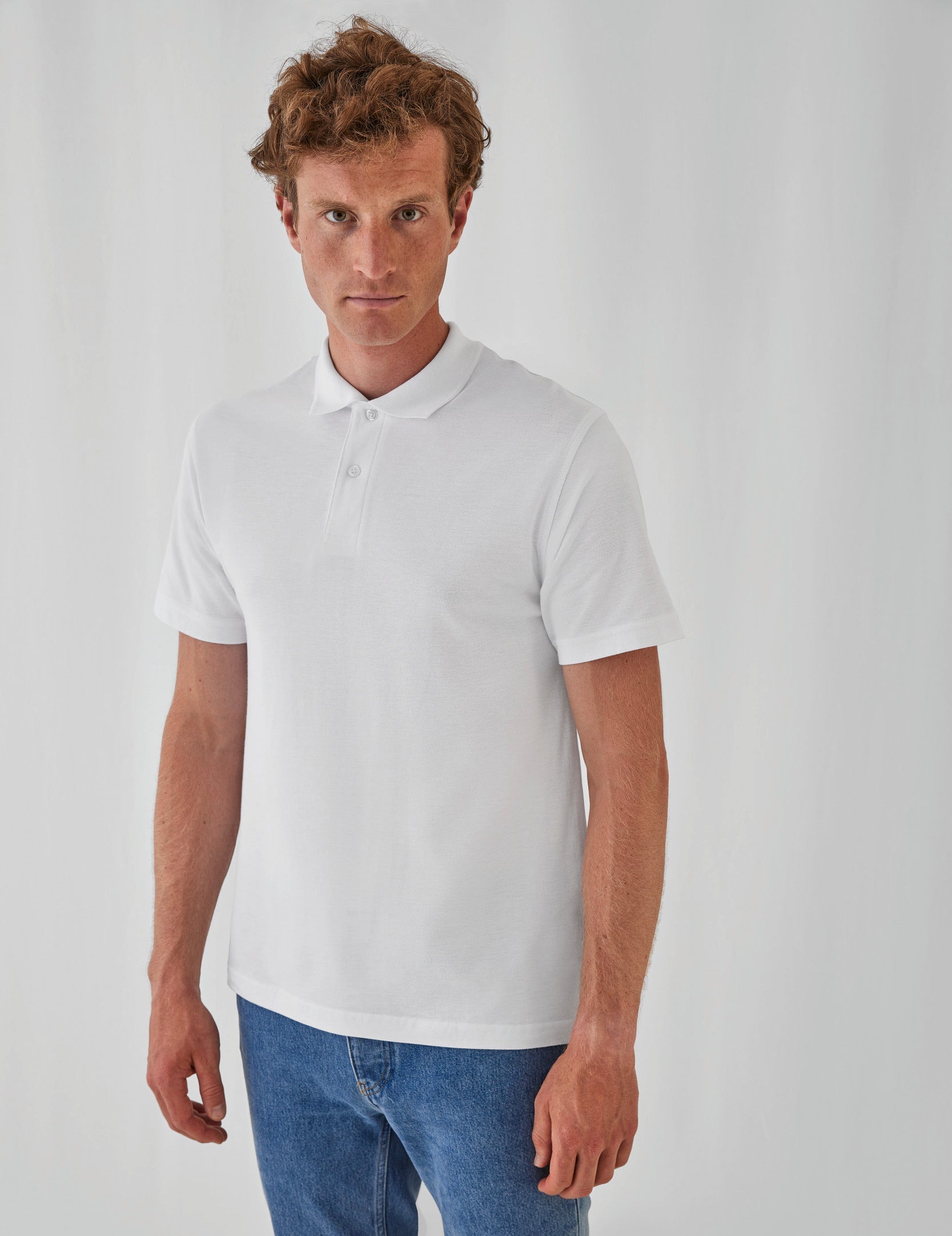 Polo Homme Manches Courtes Piqué B&C