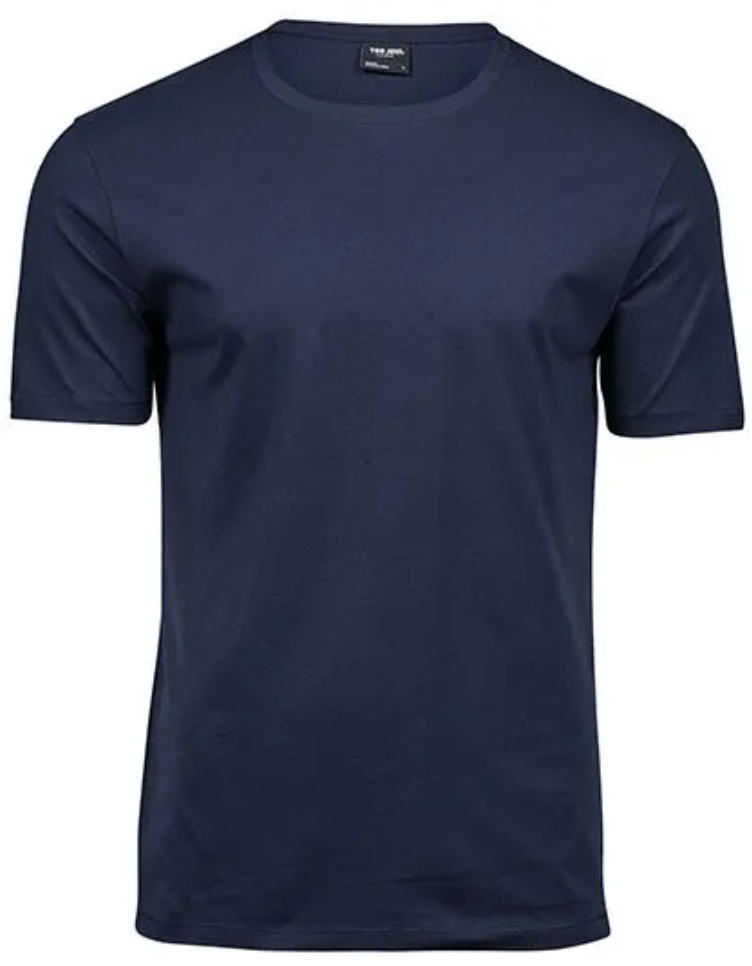 T-shirt Bleu Marine Manches Courtes Homme Luxury TEE JAYS | Tenues Pro