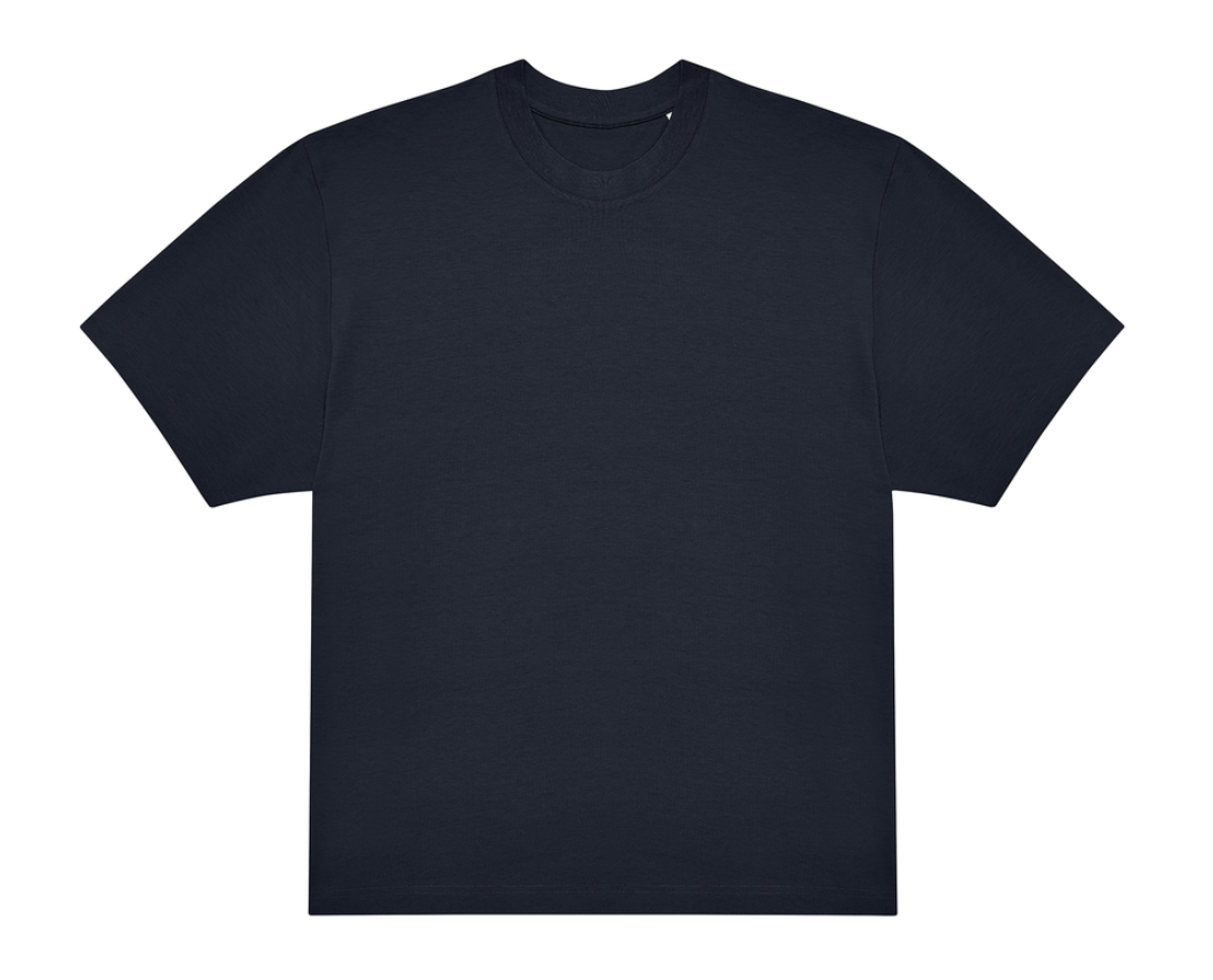 T-shirt Oversize Bleu Marine 100% Coton Premium B&C | Tenues Pro