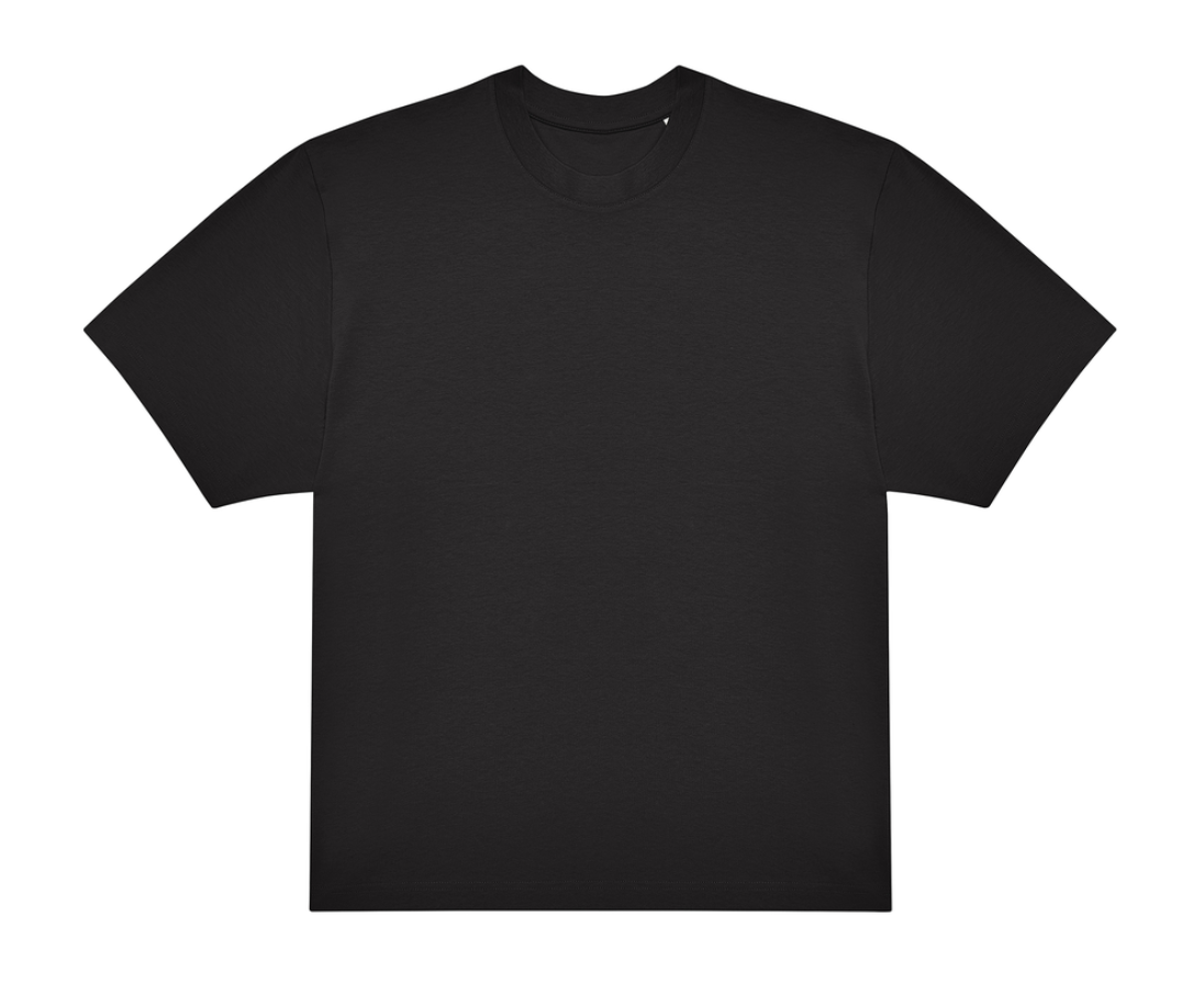 T-shirt Oversize Noir 100% Coton Premium B&C | Tenues Pro