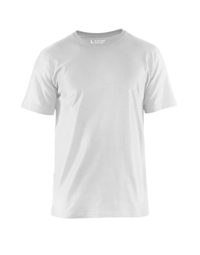T-shirt de Travail Unisexe 100% Coton Blanc BLAKLADER | Tenues Pro