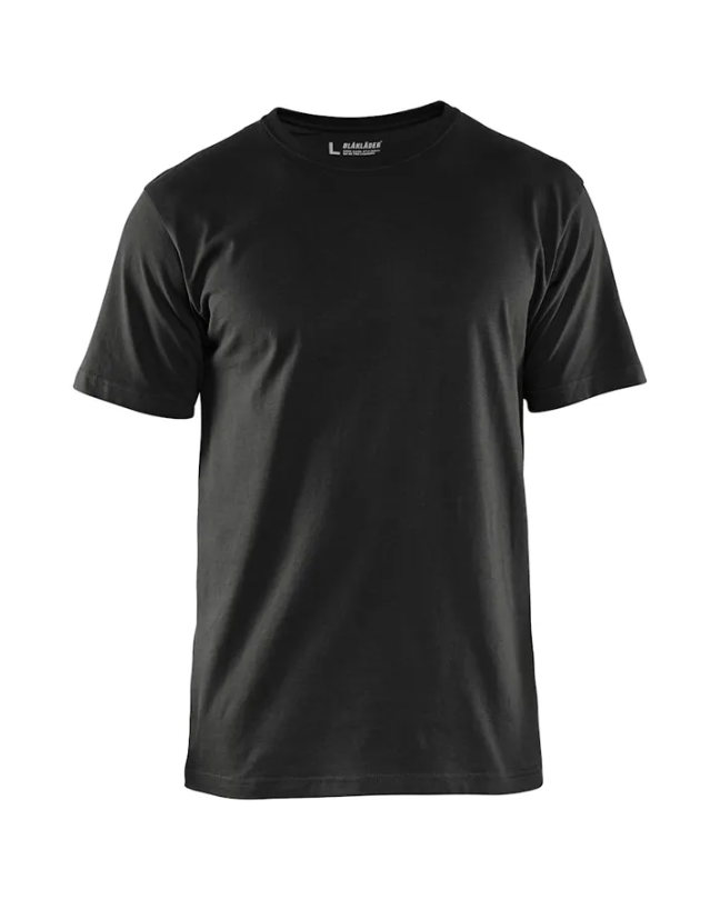 T-shirt de Travail Unisexe 100% Coton Noir BLAKLADER | Tenues Pro