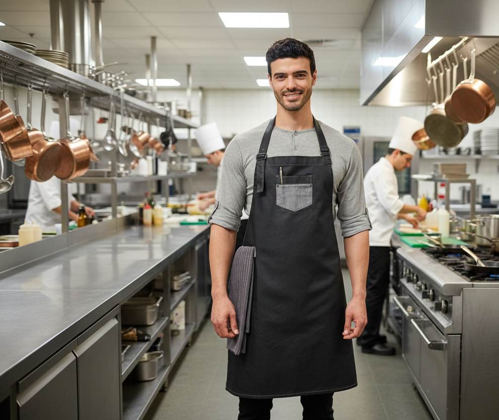 Tablier à Bavette Denim PREMIER
