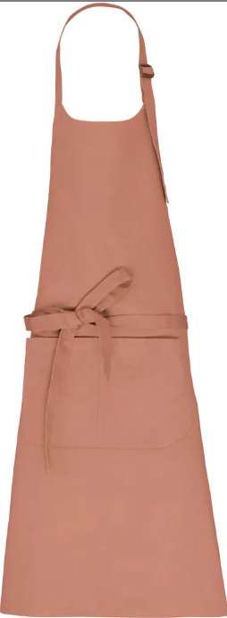 Tablier avec poche en coton Bio KARIBAN SAUMON