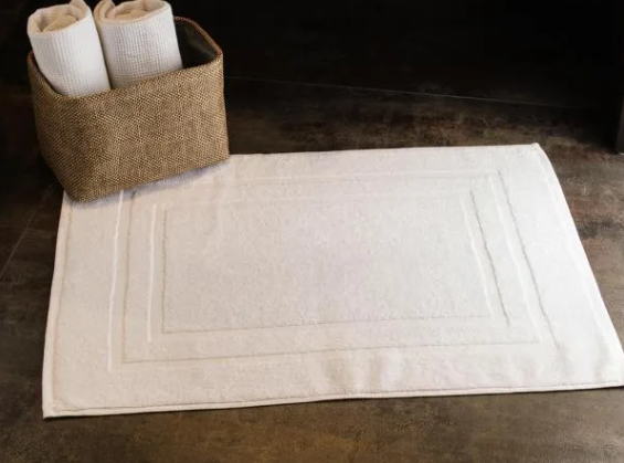 Tapis de Bain 100 % Coton Peigné 50x70 cm